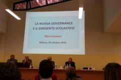 La nuova governance e il DS, 30 ottobre 2014